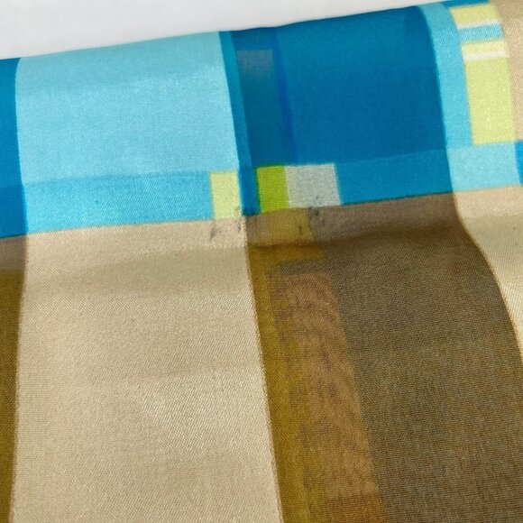 Y2K blue‎ sheer scarf - Picture 4 of 5